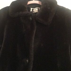 Faux fur aline coat vintage